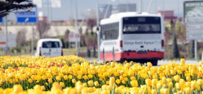 Konya’da “Lale Mevsimi” başladı