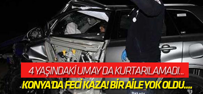 Feci kaza! Bir aile yok oldu....