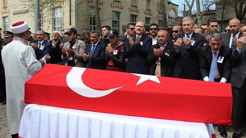 Şehit polis Ayan son yolculuğuna uğurlandı