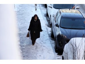 Erzurum ve Kars nisanda beyaza büründü