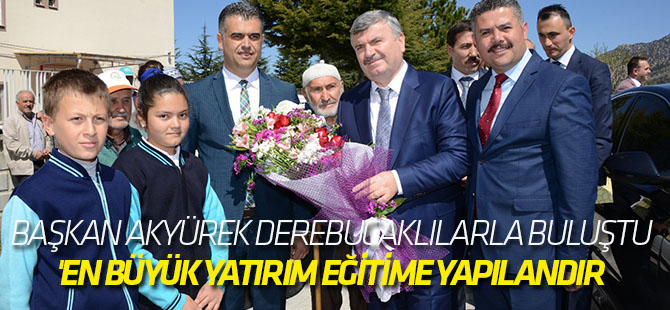 Başkan Akyürek Derebucaklılarla Buluştu