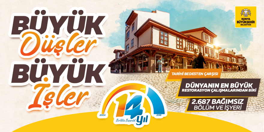 Konya Büyükşehir Belediyesi'nden önemli yatırımlar