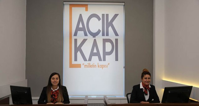 Vatandaş 'Açık Kapı Projesi' ile devlete ulaşıyor