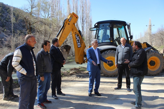 Bozkır’ın en önemli yollarından biri daha yapılıyor