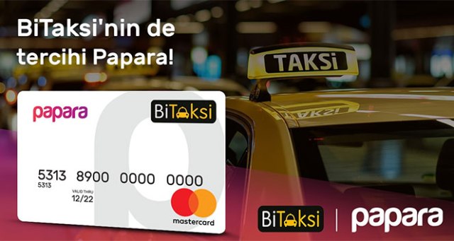 Papara ile Bitaksi iş birliği