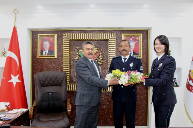 Emniyet Teşkilatından Başkan Tutal'a ziyaret