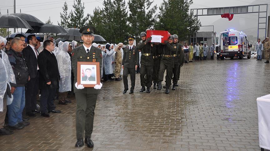 Şehit güvenlik korucusu Sevgin'in cenazesi toprağa verildi