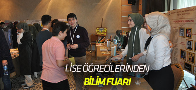 Lise öğrencilerinden bilim fuarı