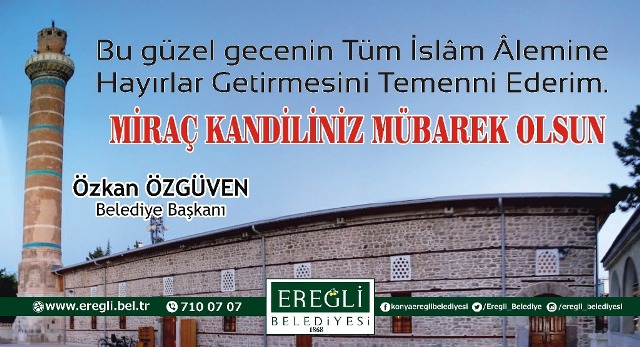 Başkan Özgüven’den kandil mesajı