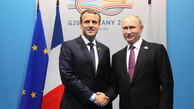 Macron ve Putin telefonda Suriye'yi görüştü