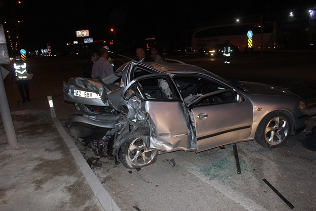 Karapınar'da trafik kazası: 4 yaralı