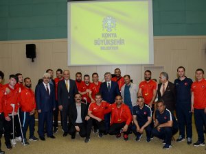 Ampute Milli Takımı ödüllendirildi