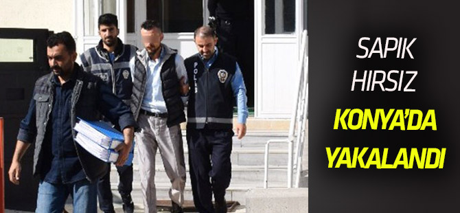 Sapık hırsız yakalandı
