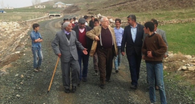 60 yıl önce görev yaptığı köyü unutamadı