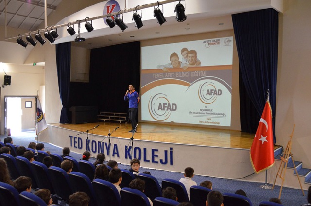 AFAD ekipleri TED Koleji’nde
