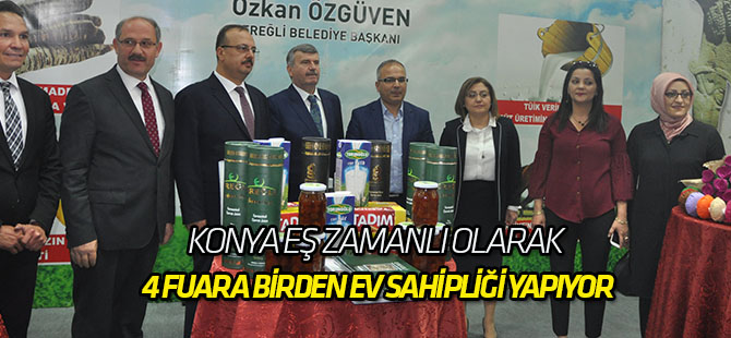 Konya Eş Zamanlı Olarak 4 Fuara Birden Ev Sahipliği Yapıyor