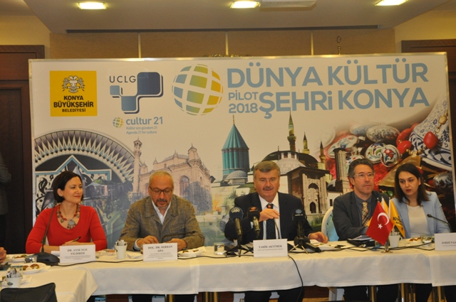“Dünya Kültür Pilot Şehri Konya” Toplantısı Yapıldı