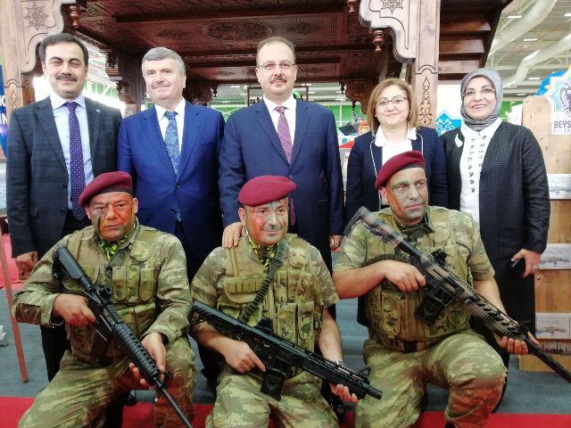 Beyşehir,  sıradışı standıyla ilgi odağı