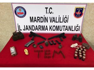 Terör operasyonunda silah ve susturucular bulundu