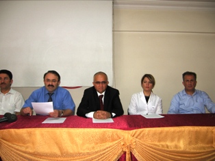 Aksoy, basın toplantısı düzenledi