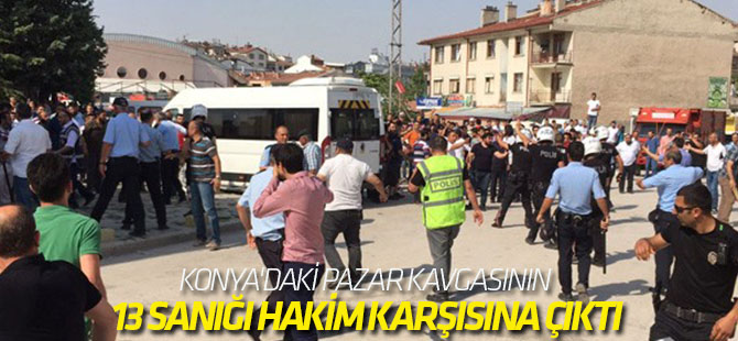 11 Kişinin Yaralandığı Köfte Kavgasının 14 Sanığı Hakim Karşısında