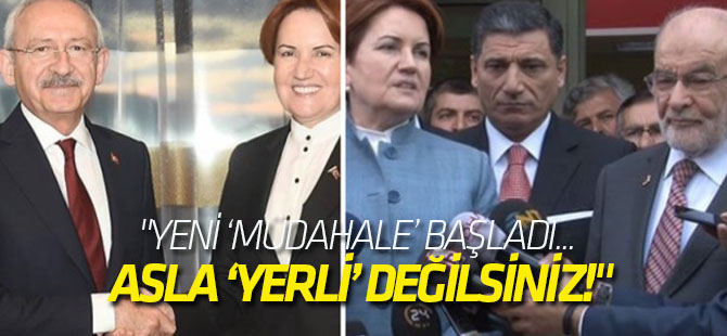 "Yeni ‘müdahale’ başladı... Asla ‘yerli’ değilsiniz!"