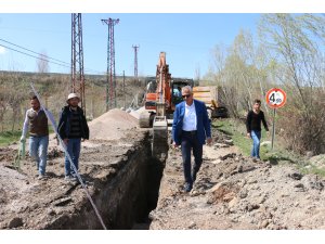 Kangal Belediye Başkanı Öztürk, çalışmaları inceledi