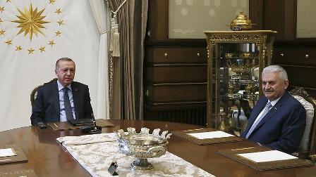 Cumhurbaşkanı Erdoğan, Başbakan Yıldırım'ı kabul etti