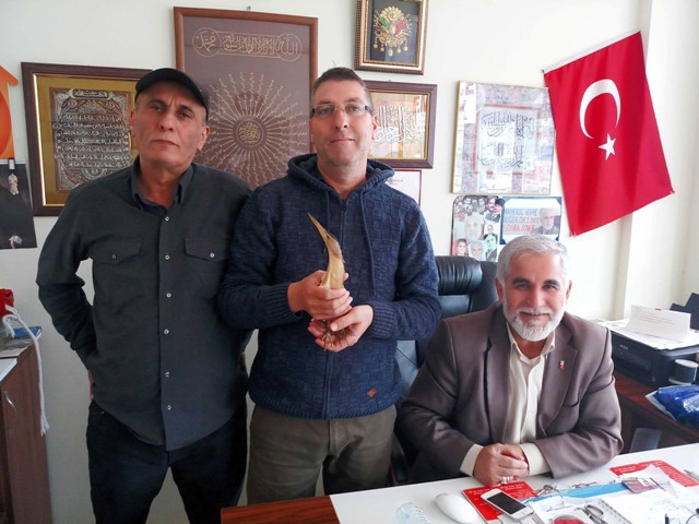 Yaralı balaban kuşu koruma altında