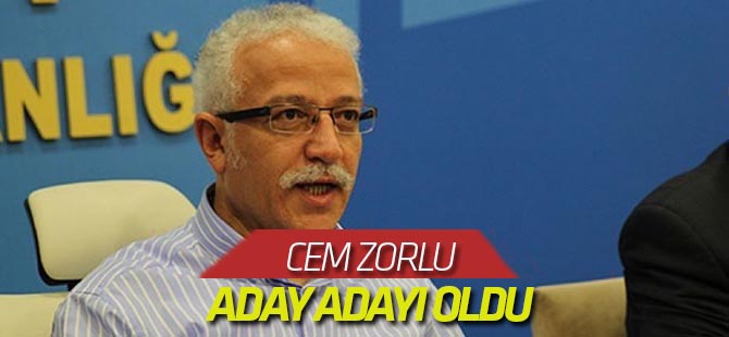 Cem Zorlu aday adayı