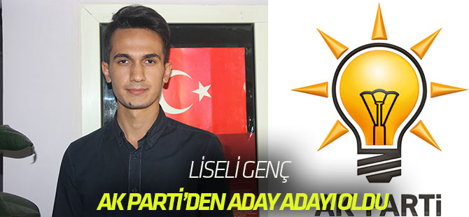 Liseli genç AK Parti'den "aday adaylığı" başvurusu yaptı