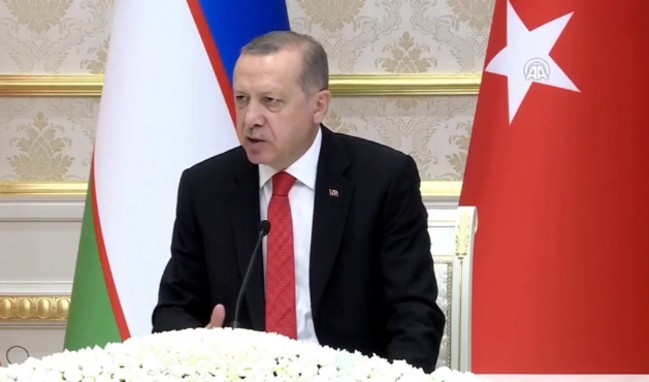 Erdoğan'dan Özbekistan'da önemli mesajlar!
