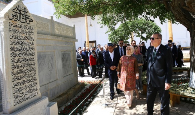Cumhurbaşkanı Erdoğan Buhara’da