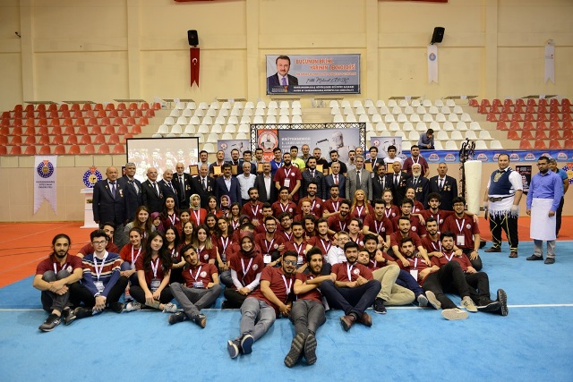 Robot yarışmasında dereceye girenler ödüllendirildi