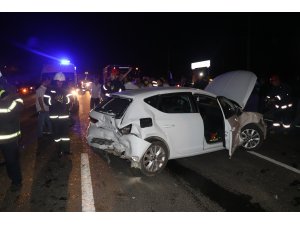 Düzce'de zincirleme trafik kazası: 4 yaralı