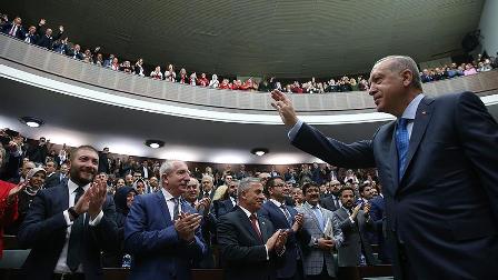 AK Parti Grubu'nun Cumhurbaşkanı adayı Erdoğan