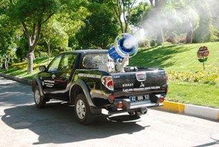 Büyükşehir'de haşere ile mücadele