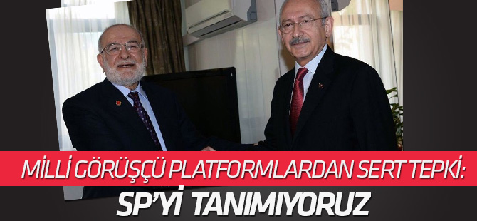 'Milli Görüşçü Kuruluşlar Platformu'ndan Saadet'e sert eleştiri: Milli Görüş’le alakası kalmamıştır