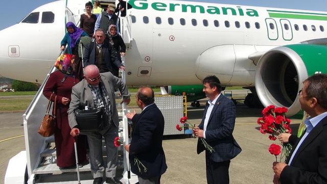 Zonguldak-Düsseldorf uçak seferleri başladı