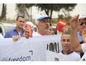 İsrail'in gazetecilere yönelik ihlalleri protesto edildi