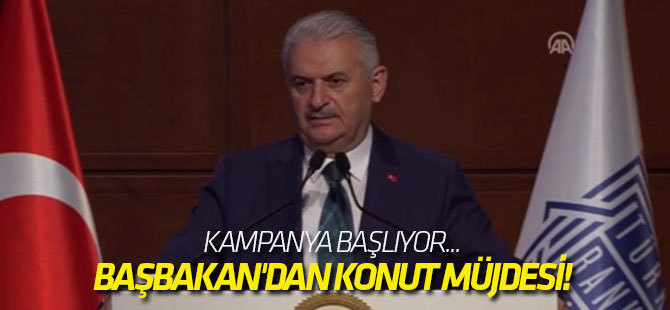 Başbakan'dan konut müjdesi!