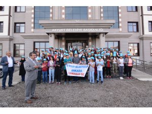 Akyurtlu öğrenciler Çanakkale yolcusu