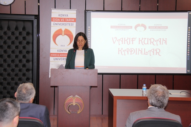 KGTÜ’DE vakıf kuran kadınlar anlatıldı