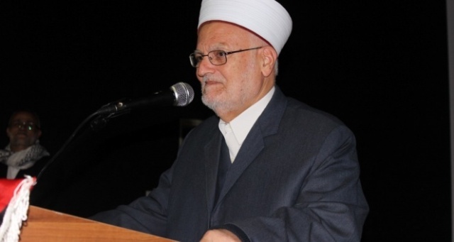 Kudüs Yüksek İslam Heyeti Başkanının Batı Şeria'ya 4 ay girmesi yasaklandı