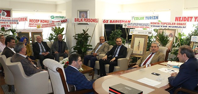 Karabacak'a 'hayırlı olsun' ziyareti