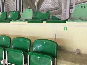 Göztepe taraftarları stada zarar verdi