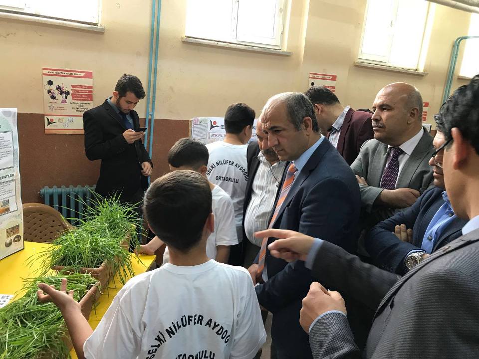 Hüyük'te TÜBİTAK bilim fuarı açılışı