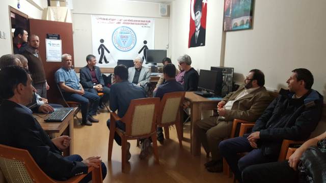 Saadet heyetinden engellilere anlamlı ziyaret