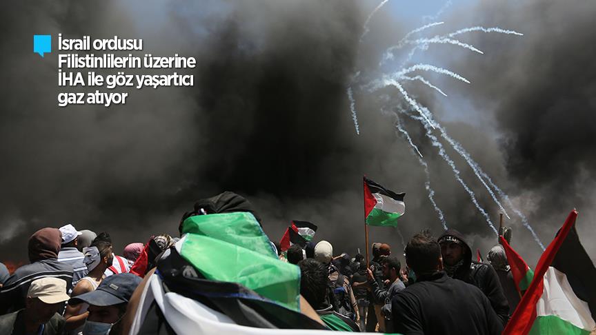 Gazze'deki gösterilerde 41 Filistinli şehit oldu