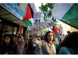New York'ta "Kudüs" protestosu